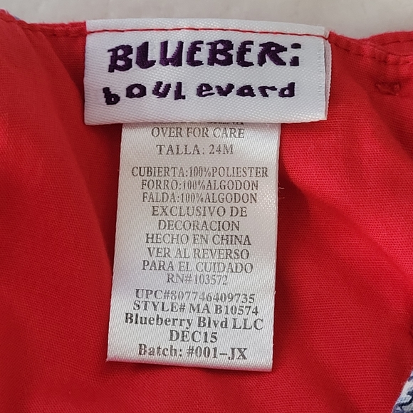 Blueberi Boulevard Little Girls Floral Dress Size 24M - Picture 5 of 7